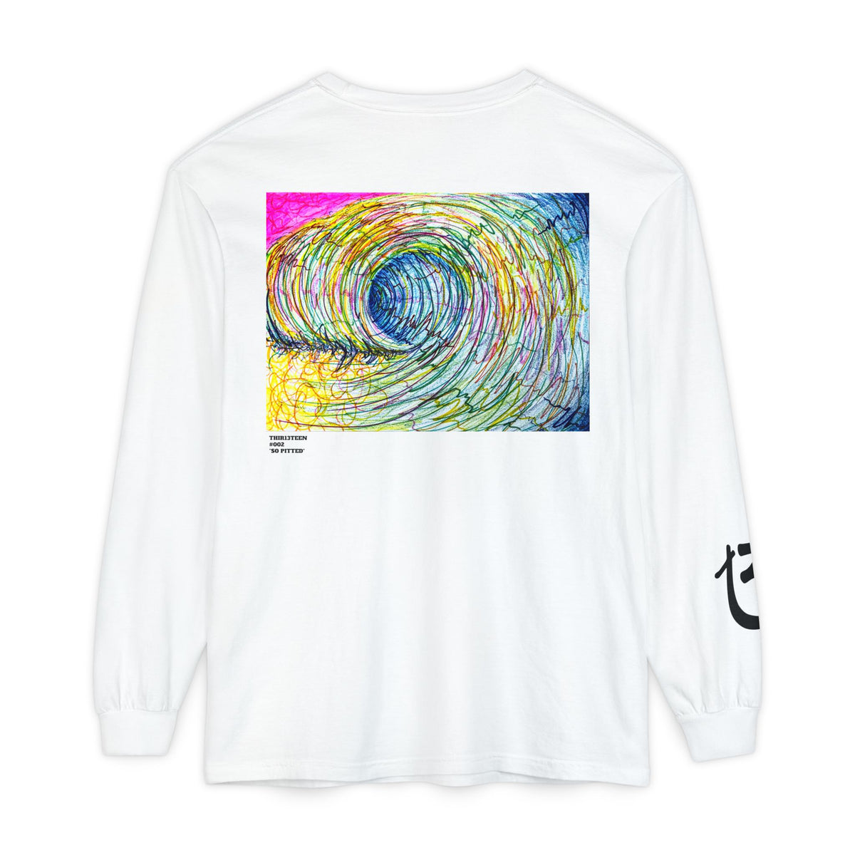 "SO PITTED" - ART LONG SLEEVE TEE #002