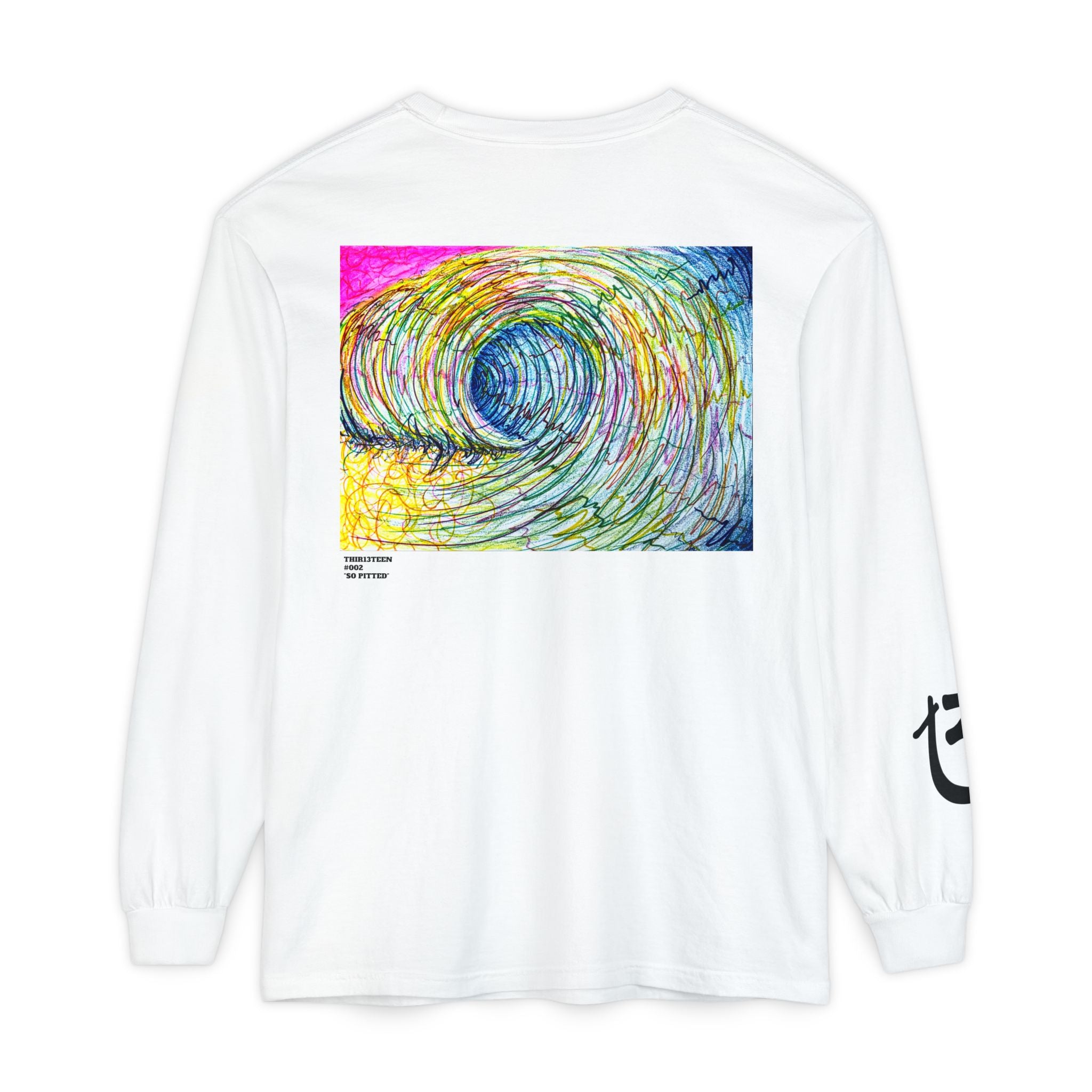 "SO PITTED" - ART LONG SLEEVE TEE #002